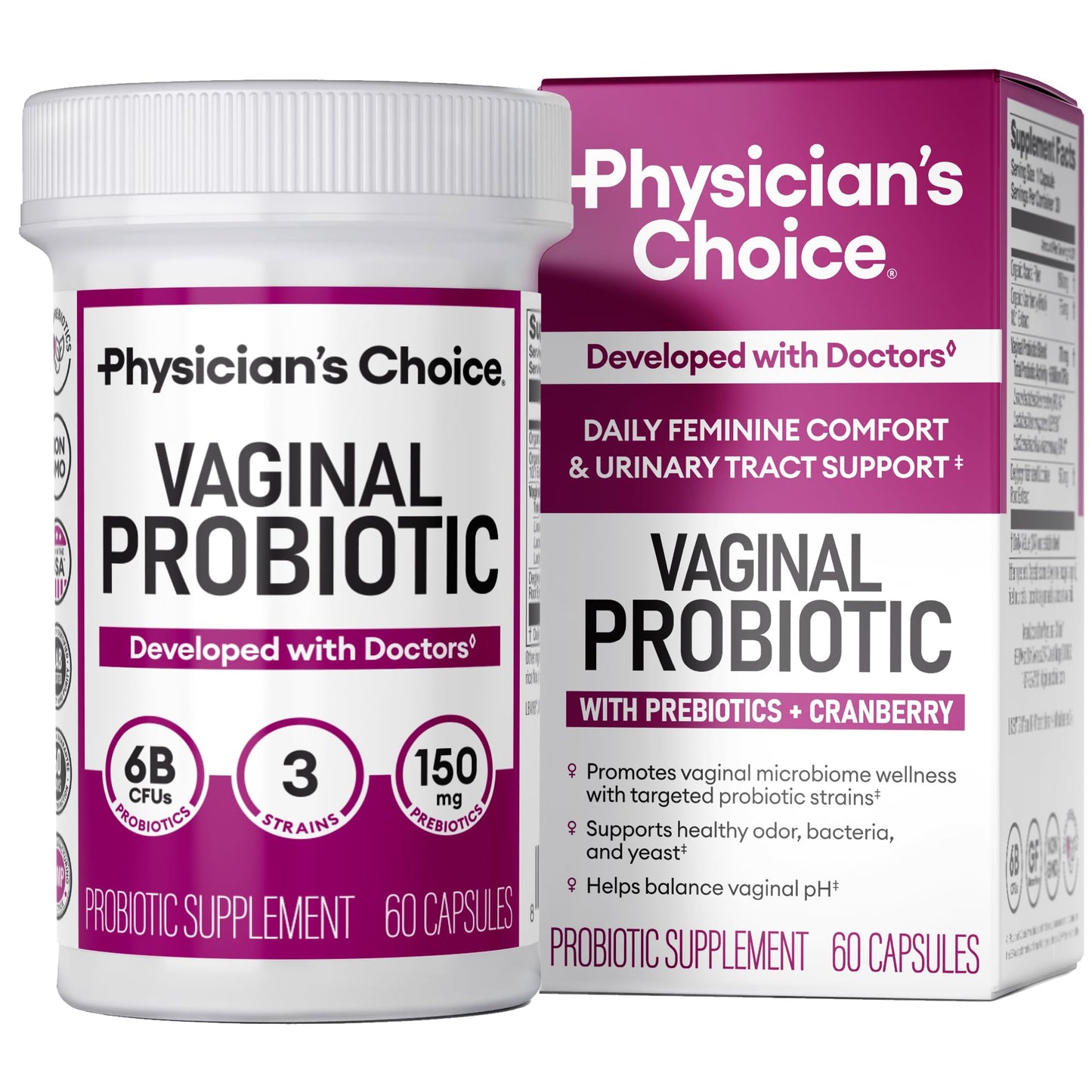 Pre-landing 4 Probióticos vaginales Physicians Choice
